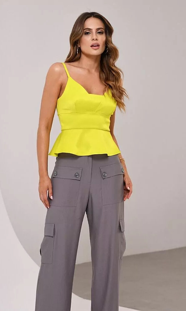 Calça Cargo Alfaiataria Bolsos Frente