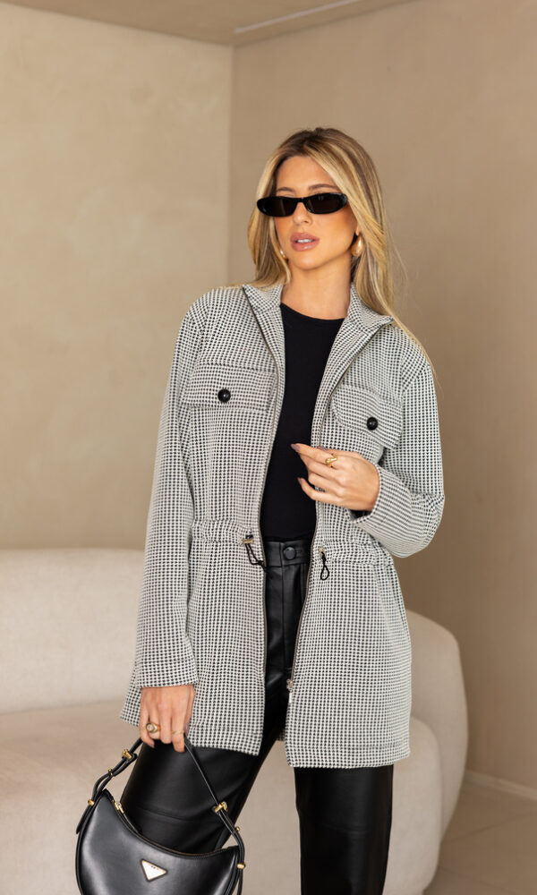 Casaco Parka Tweed